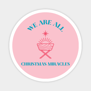 Nativity Christmas Miracle Birth of Christ Christian Jesus Magnet